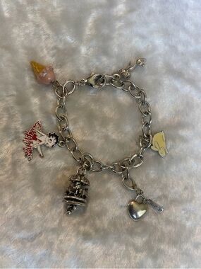 🍀925 Sterling Silver Charm Bracelet